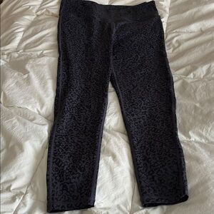 Mono B Charcoal Leopard Pattern Leggings